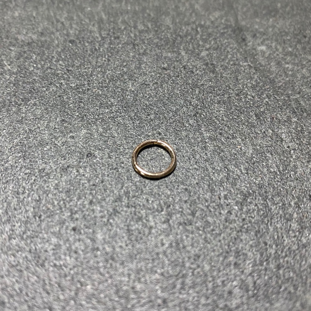Maria Tash 6.5mm yellow gold plain ring